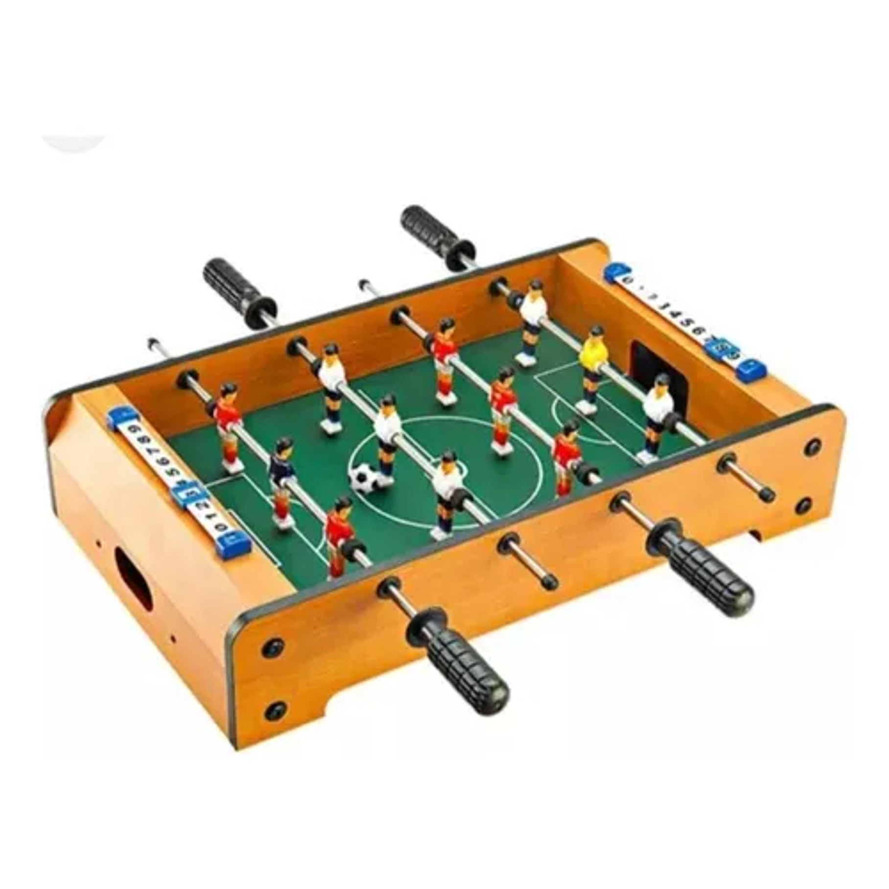 Juego De Mesa Fútbol Para Niños Taca Taca 60,5x30,5cm Taca-taca Marrón Juguete Para Amigos y Familiares  1