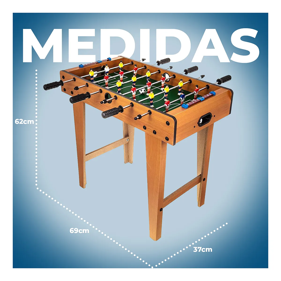 Futbol Mesa Taca Taca Con Patas Y Marcador Madera Mesa Niños  7