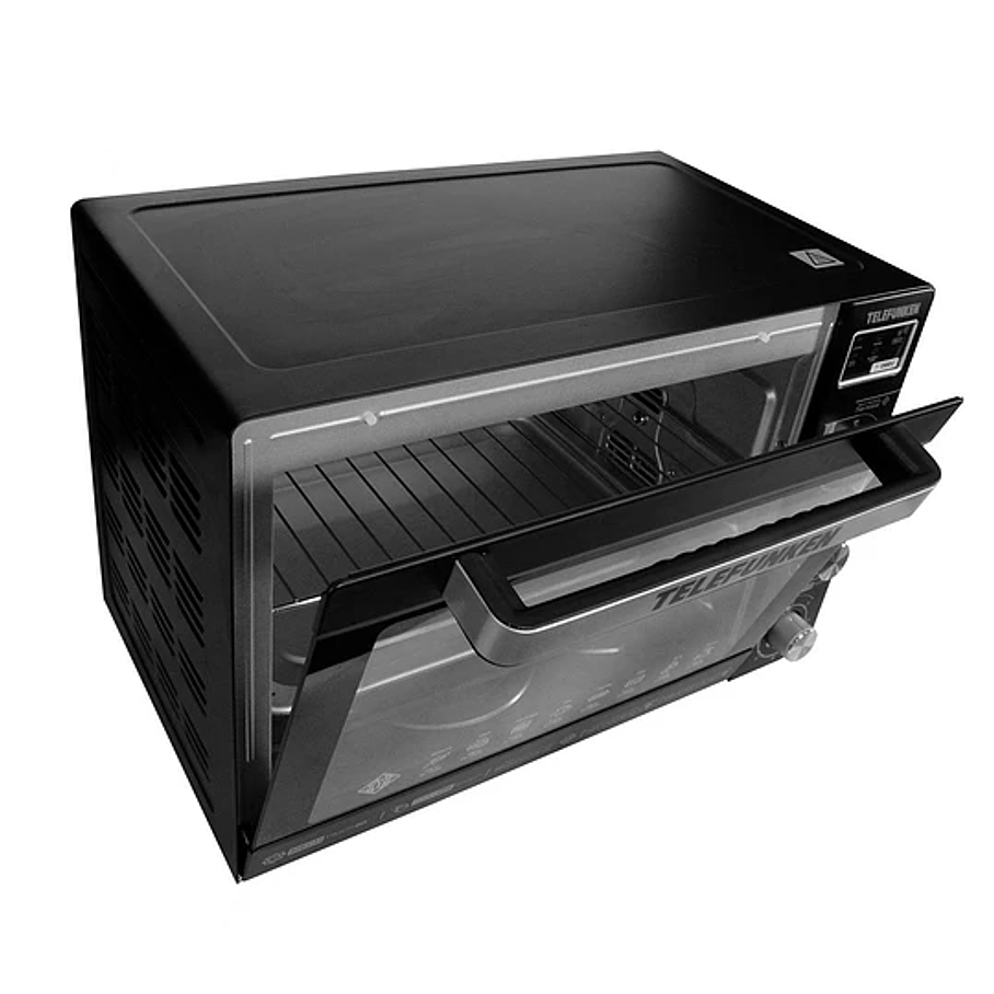 Horno de mesa eléctrico Telefunken TF E850C 80L Negro Capacidad 80 Litros 2200w 5
