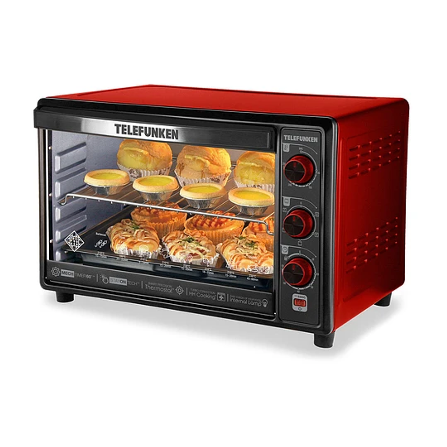 Horno Eléctrico Telefunken TF E550C 50 Lts 2100w 220v Horno Certificado 4
