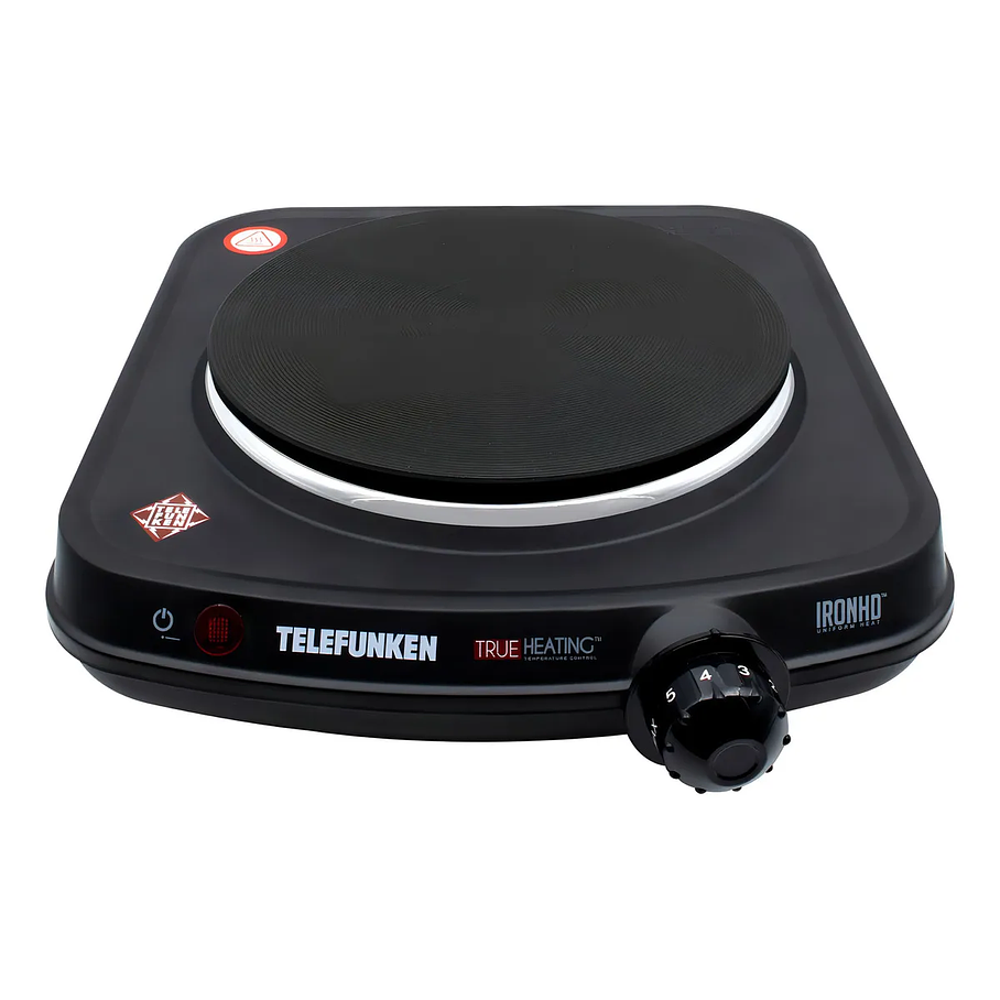 Cocinilla Eléctrica Telefunken TF AE5500 Certificada 1 Hornilla 1600w  1