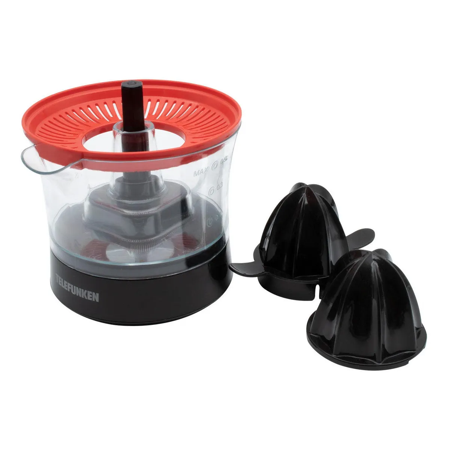 Exprimidor Eléctrico Telefunken Tfl Juicer 500 Color Negro Frutas Limón Naranja 4