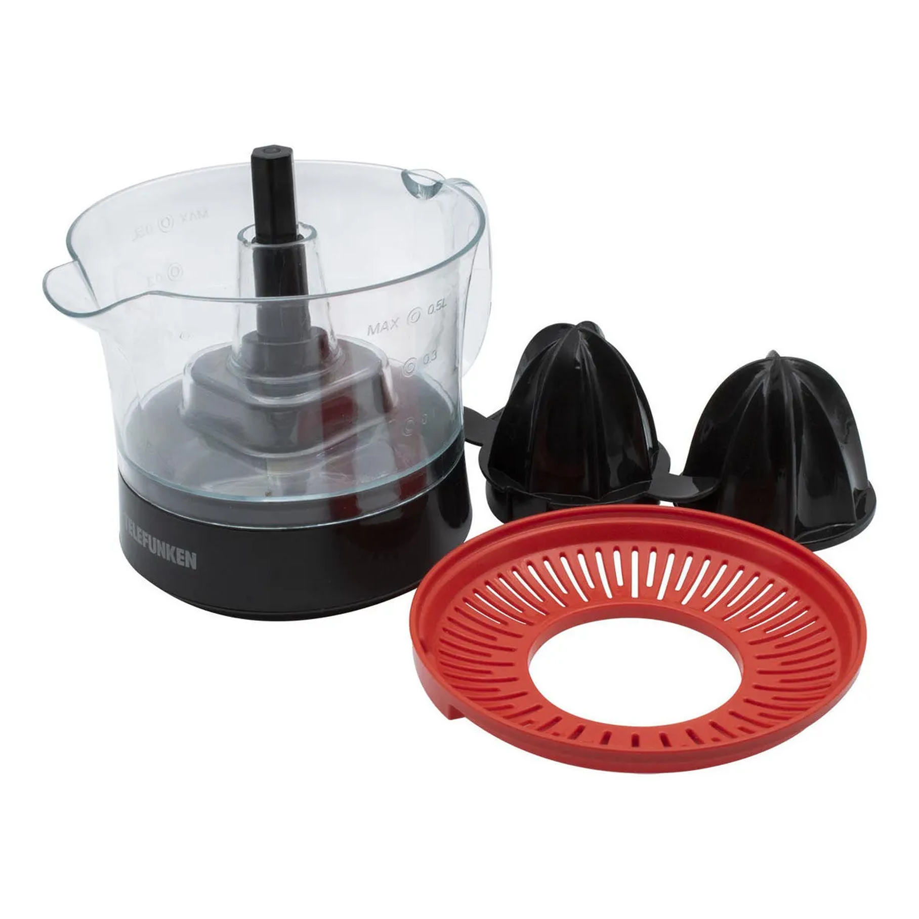 Exprimidor Eléctrico Telefunken Tfl Juicer 500 Color Negro Frutas Limón Naranja 5