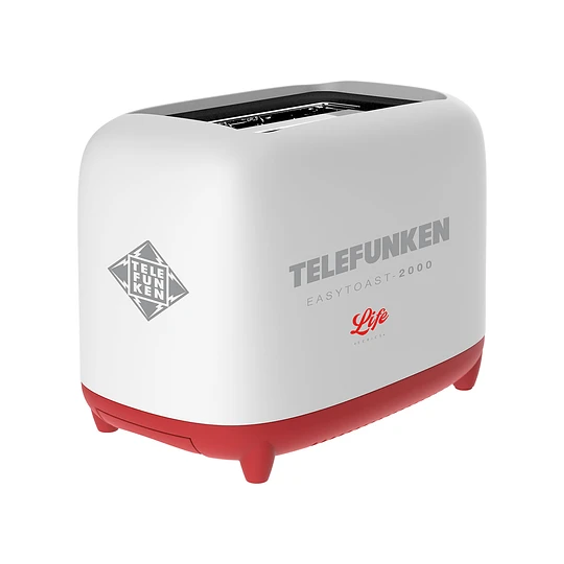 Tostador Telefunken EASYTOAST 2000 Tostador De Pan 2 Rebanadas Con Timmer 720w Color Blanco 2