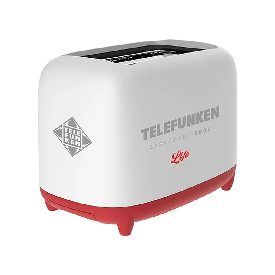 Tostador Telefunken EASYTOAST 2000 Tostador De Pan 2 Rebanadas Con Timmer 720w Color Blanco 2