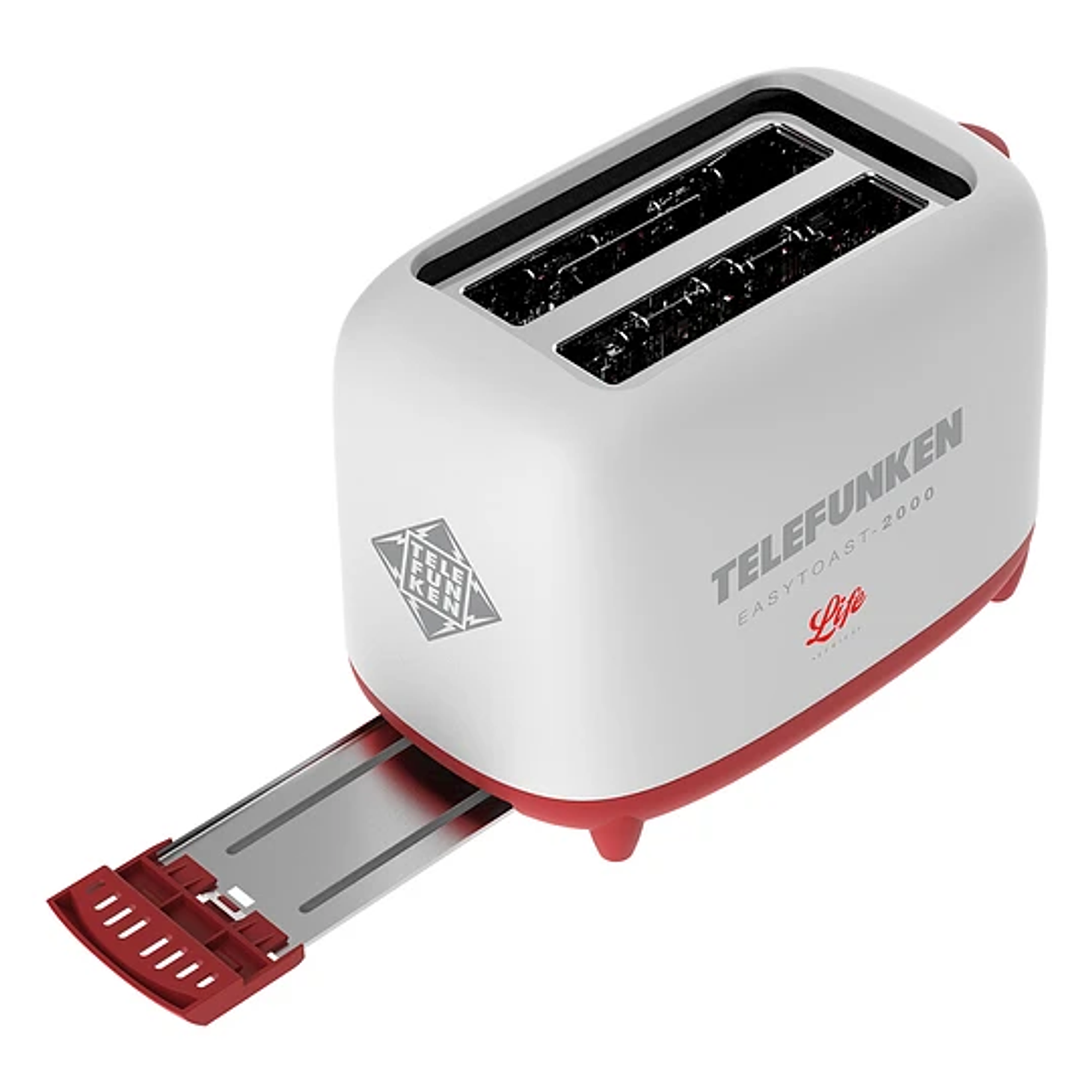 Tostador Telefunken EASYTOAST 2000 Tostador De Pan 2 Rebanadas Con Timmer 720w Color Blanco 4