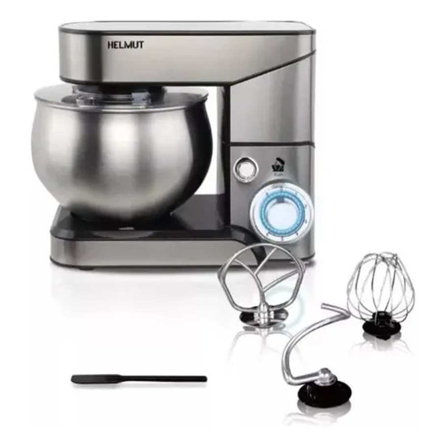 Batidora Pedestal Eléctrica Batidora De Pie Acero Inoxidable Color Plateado 5,8 Lts Acero Inoxidable 2