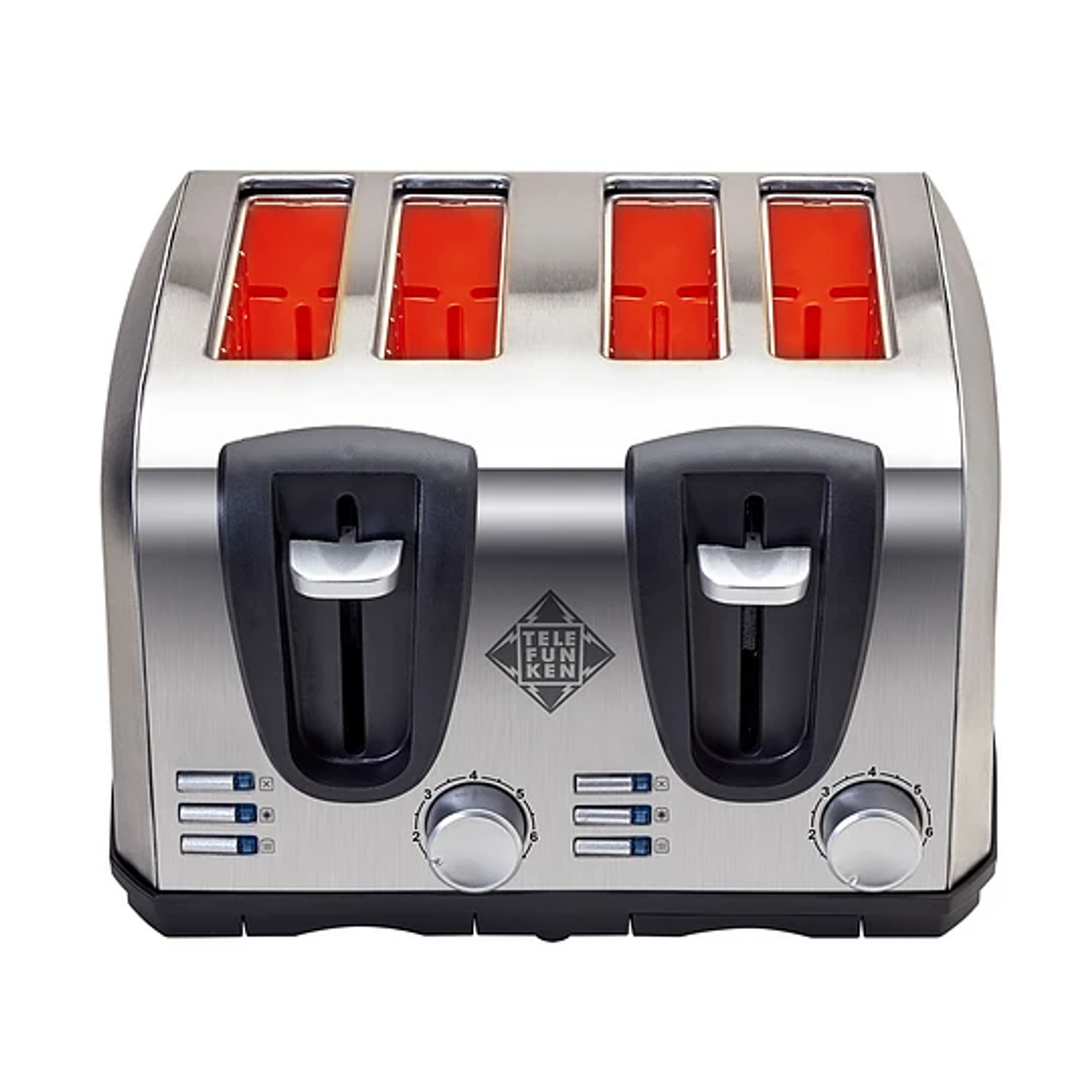 Tostador Eléctrico 4 Rebanadas Acero Color Gris Easytoast Pro Potencia 1450W 2