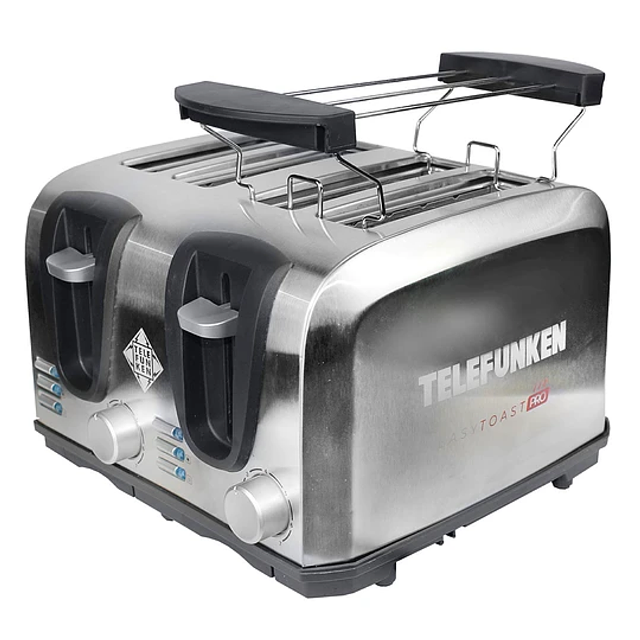 Tostador Eléctrico 4 Rebanadas Acero Color Gris Easytoast Pro Potencia 1450W 5
