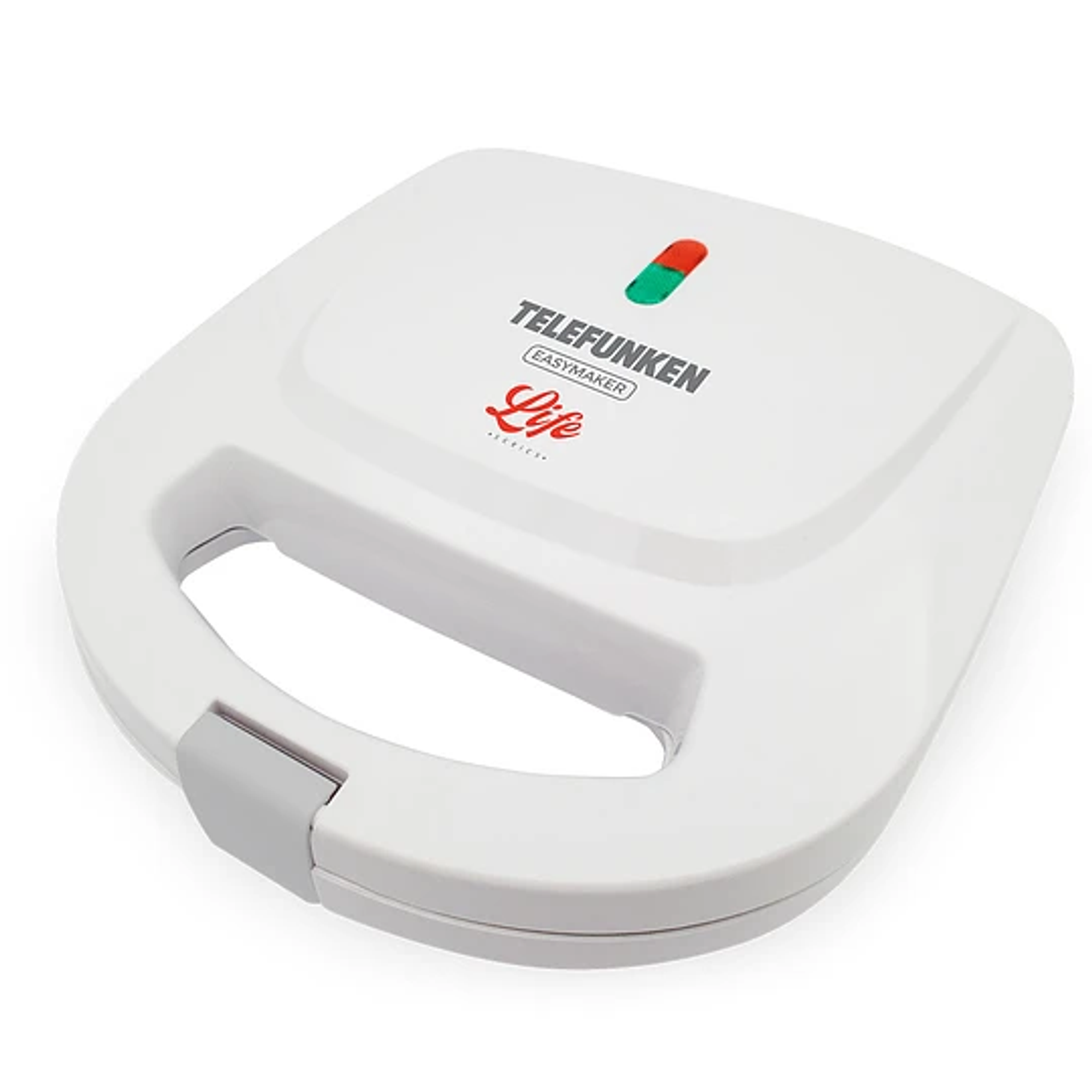 Sandwichera Telefunken TFL EASYMAKER T Antiadherente 2 Panes Color Blanco 1