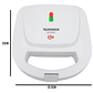 Sandwichera Telefunken TFL EASYMAKER T Antiadherente 2 Panes Color Blanco - Miniatura 4