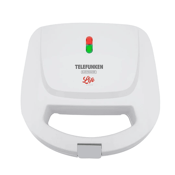Sandwichera Telefunken TFL EASYMAKER T Antiadherente 2 Panes Color Blanco 5