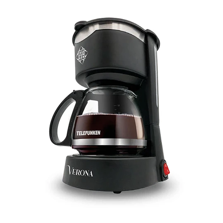 Cafetera de Goteo Eléctrica Telefunken Verona 0.6L  Semi Automática Certificada 1