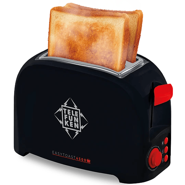 Tostador Eléctrico Telefunken EasyToast 4500 2 Rebanadas De Pan Potencia de 900W 1
