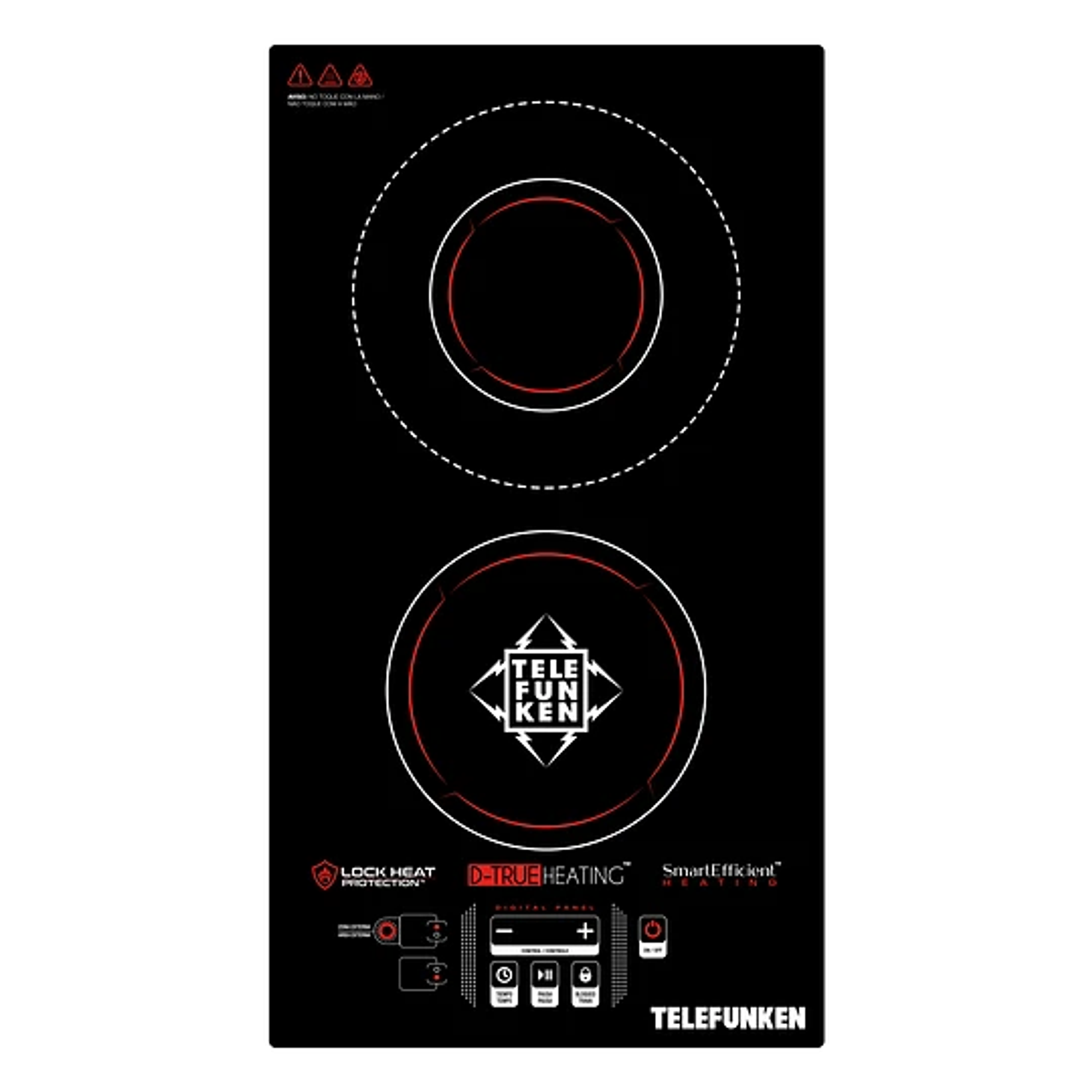 Encimera Empotrada Vitrocerámica TF-AV2040 Cocina Eléctrica Vidrio 1