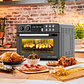 Freidora De Aire Horno Telefunken Aerofryer 320 Digital 32lt Color Gris Oscuro AirChef - Miniatura 3