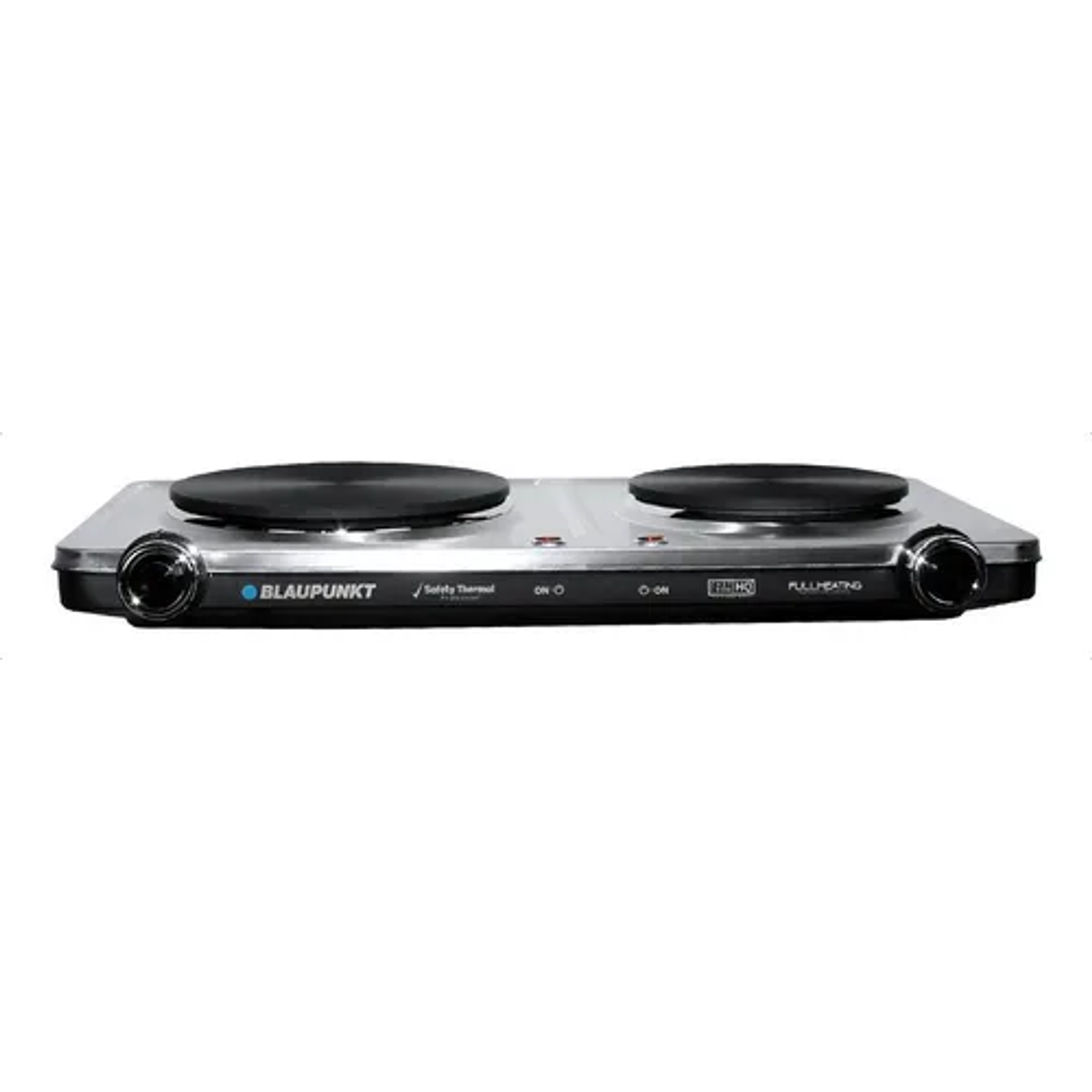 Encimera Con Alimentación Eléctrica - Blaupunkt Bp-ae12900 Color Plateado - 2 Hornillas 3