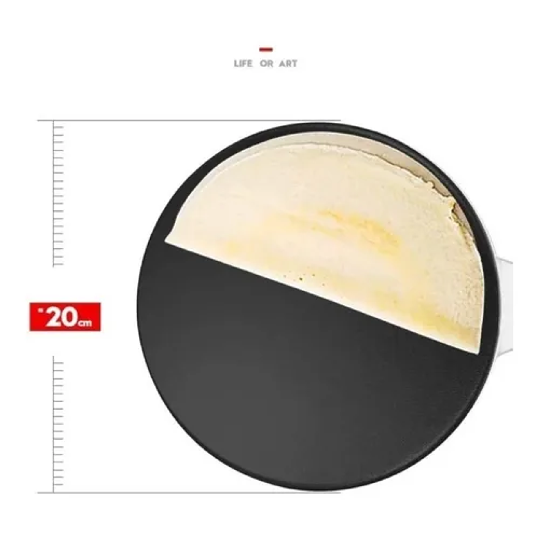 Panquequera Eléctrica Crepes Máquina Panquecas 20cm Panquequ Color Rojo 4