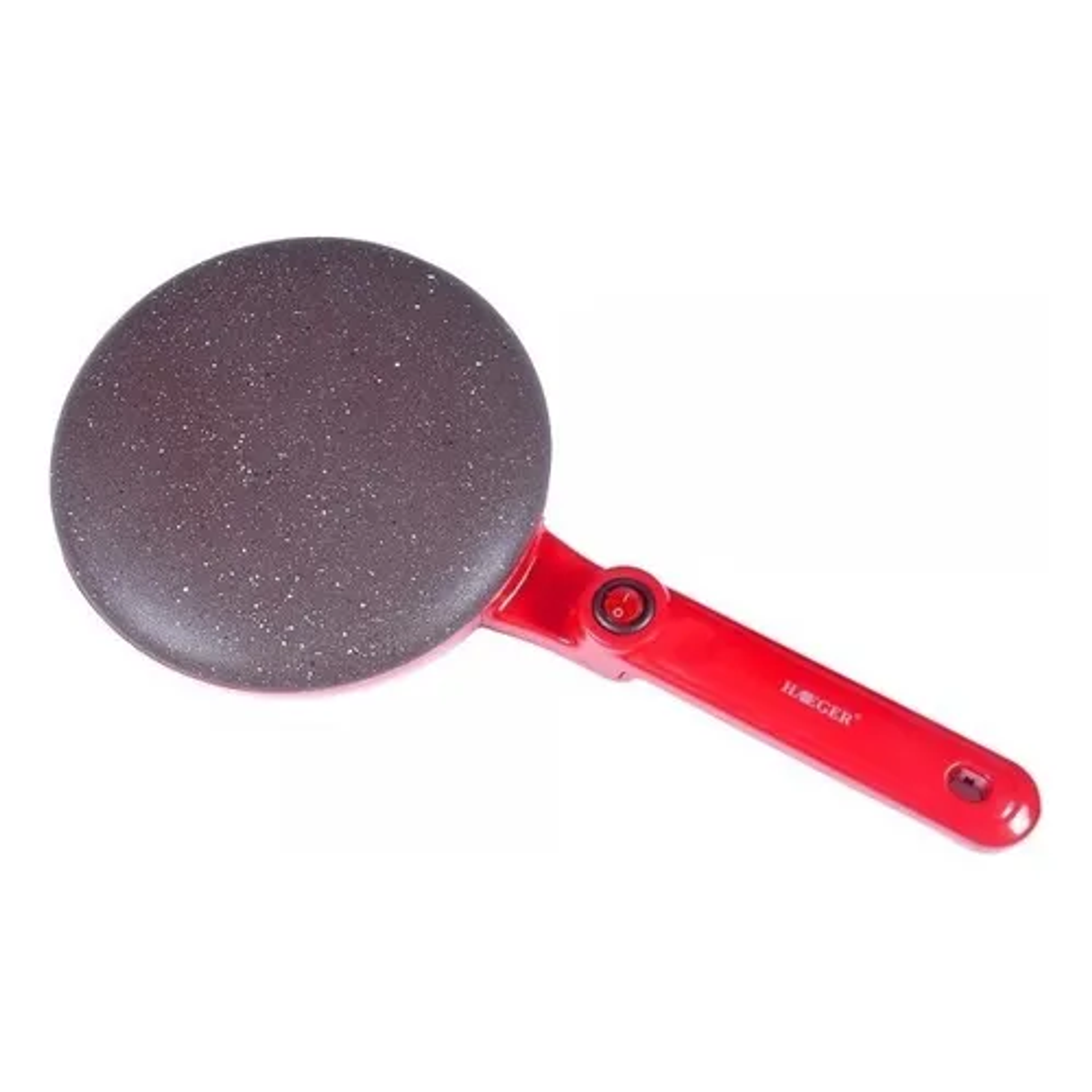 Panquequera Eléctrica Crepes Máquina Panquecas 20cm Panquequ Color Rojo 1