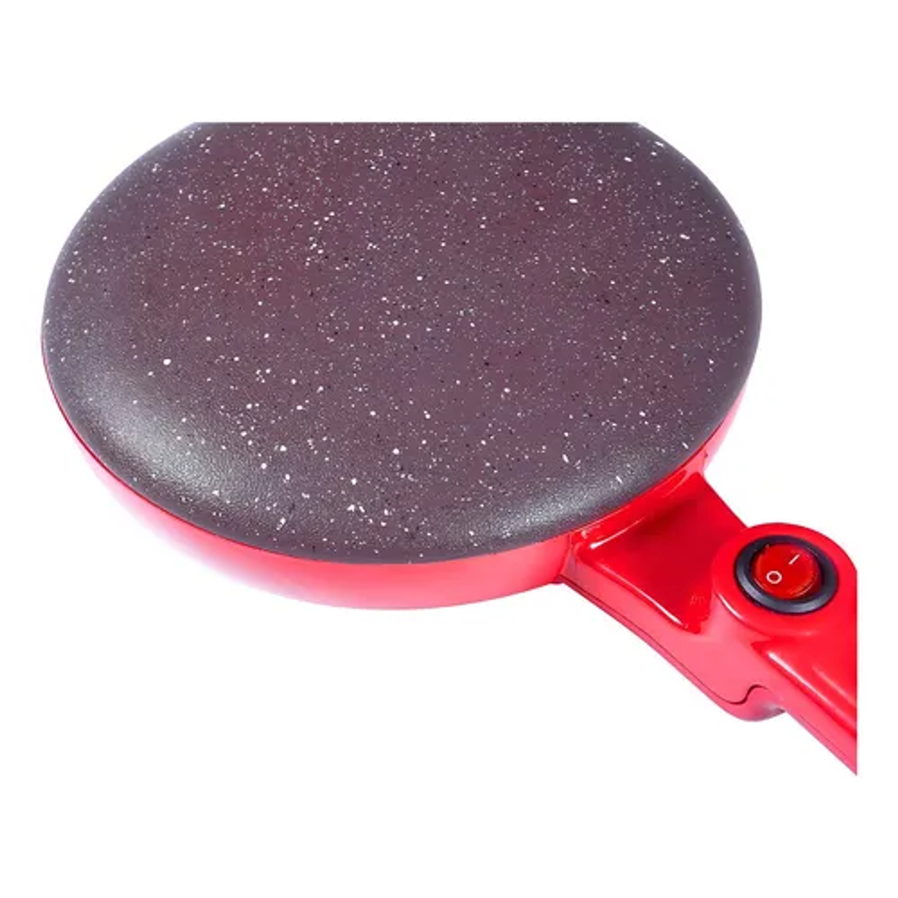 Panquequera Eléctrica Crepes Máquina Panquecas 20cm Panquequ Color Rojo 2