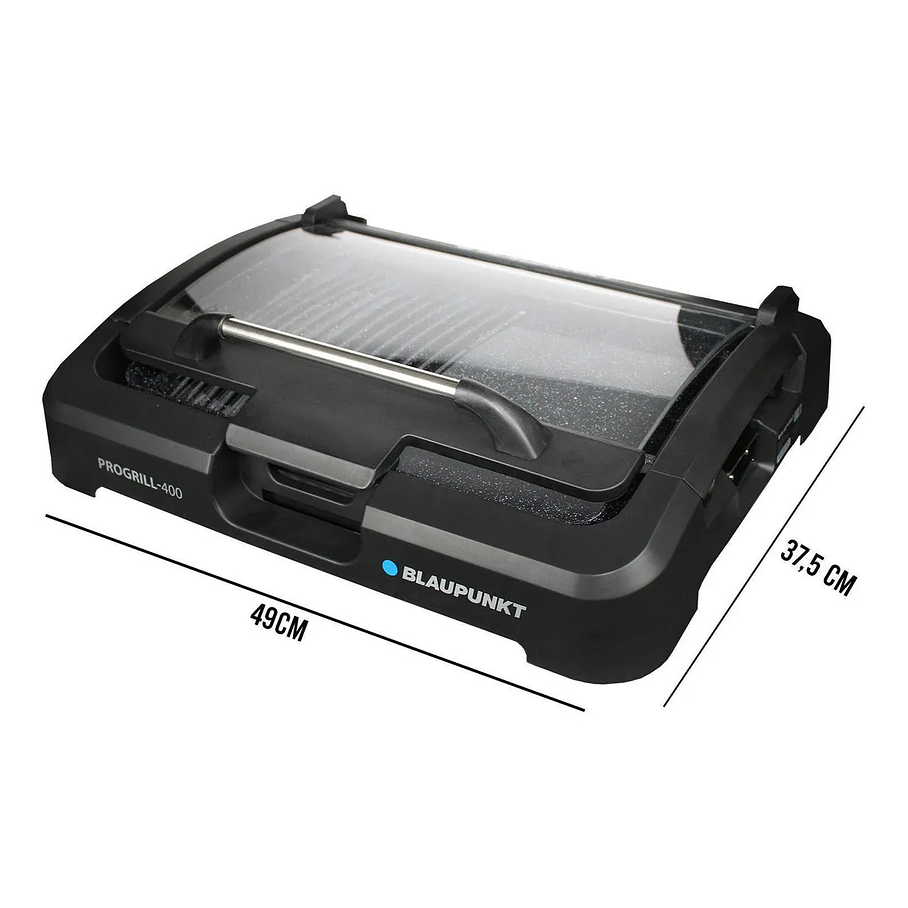 Grill Parrilla Eléctrica Blaupunkt Progrill-400 Plancha Loza UltraCeramic Parrillera 4