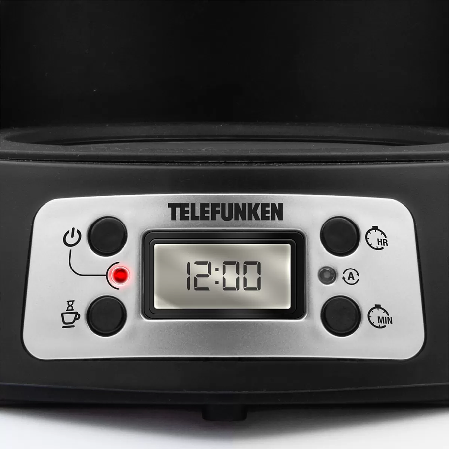 Cafetera Eléctrica Telefunken Venezia 1.5 Lts Digital Semi-Automatica Certificada Cafetera 2