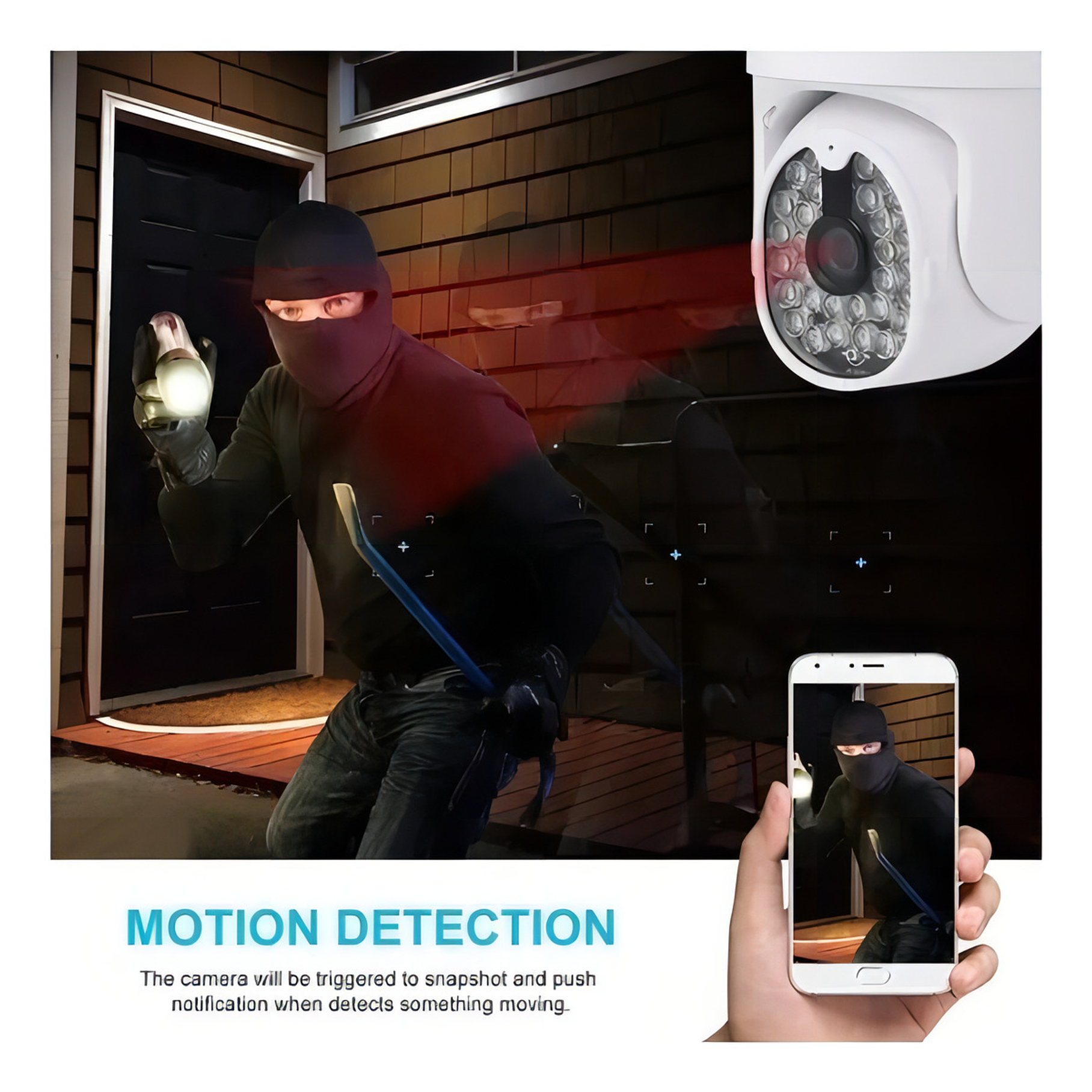 Camaras De Seguridad Wifi Camara Ip Interior Exterior Wifi Color Blanco Camara Domo Exterior Protección IP 6