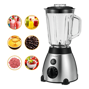 Licuadora Juguera Vaso De Vidrio  + Moledor De Cafe Sokany