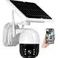 Cámara Robot Ip67 Solar 1080p Tipo Domo Solar Wifi Color Blanco Domo Solar Calidad Grabación App Celular Multifuncional - Miniatura 3