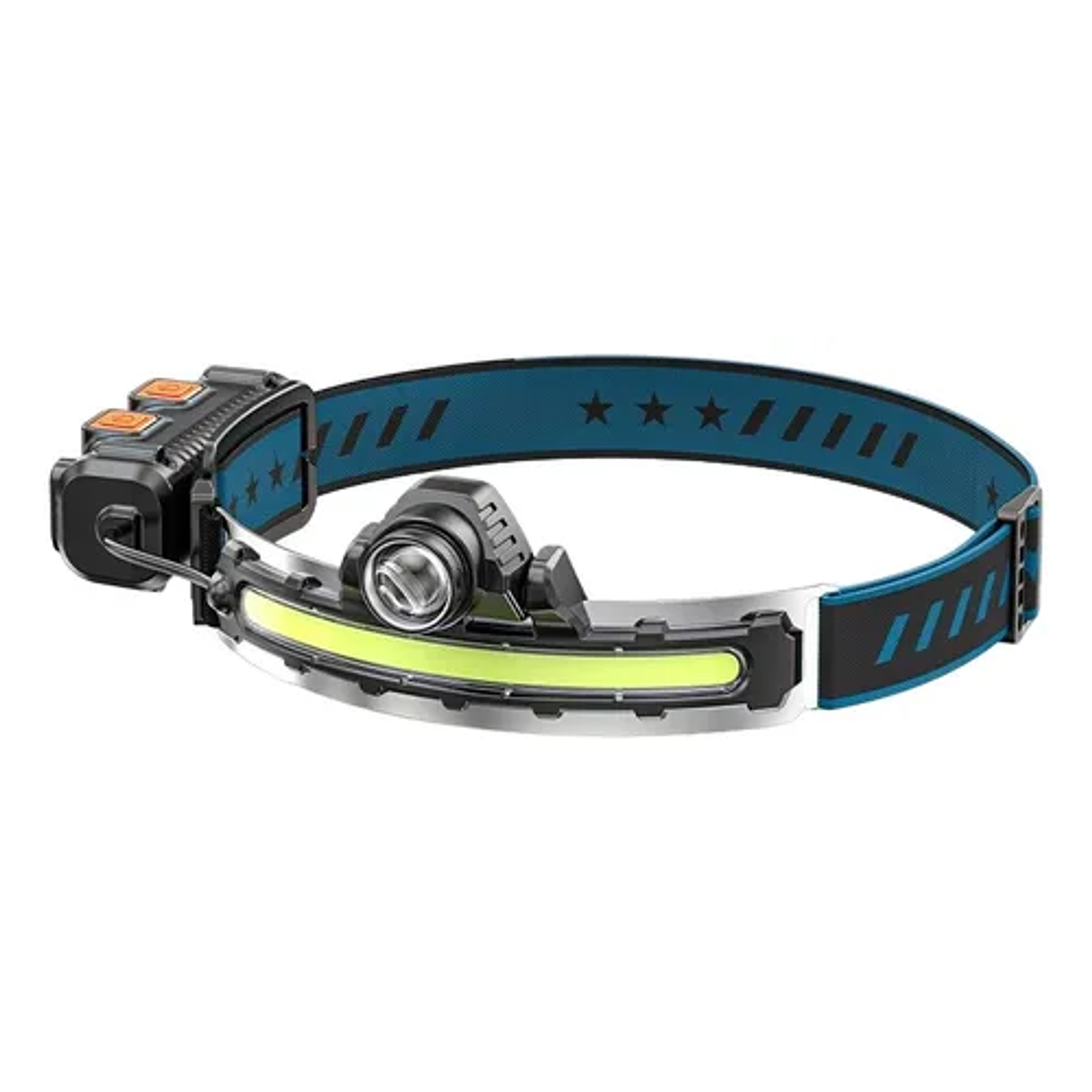 Linterna Frontal Led Tipo Cintillo Faro Delantero Camping Luz Blanco Minero Luz Frente Led Recargable Multifuncional  4