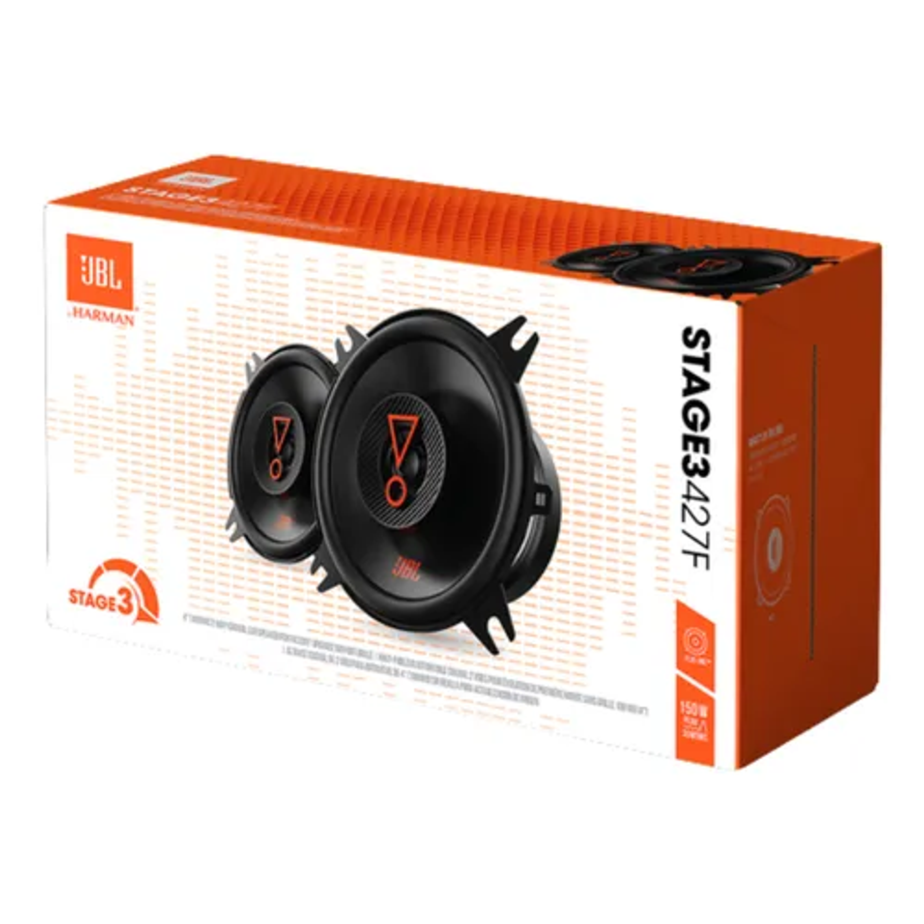 Bocinas Parlantes Auto Jbl Stage3 427f De 10 Cm Alta Fidelidad Negro Calidad en Sonido 3