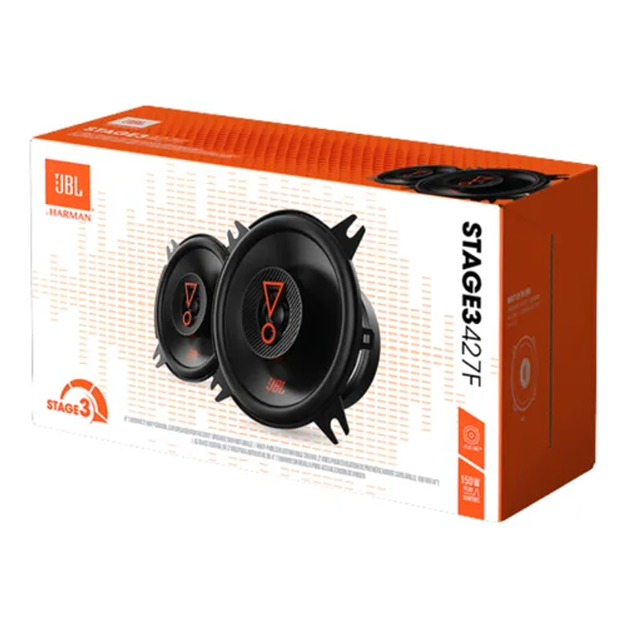 Bocinas Parlantes Auto Jbl Stage3 427f De 10 Cm Alta Fidelidad Negro Calidad en Sonido 3