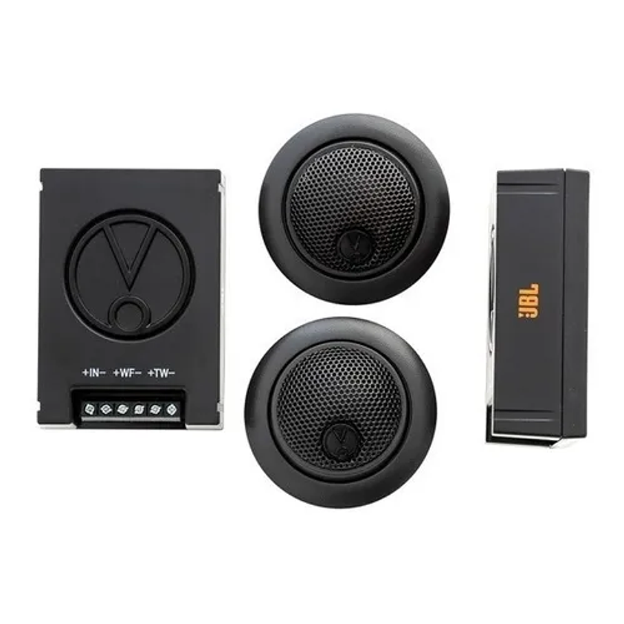 Parlantes Carro Jbl Sistema Componente 16cm 6.5' Stage2 604c Color Negro 5