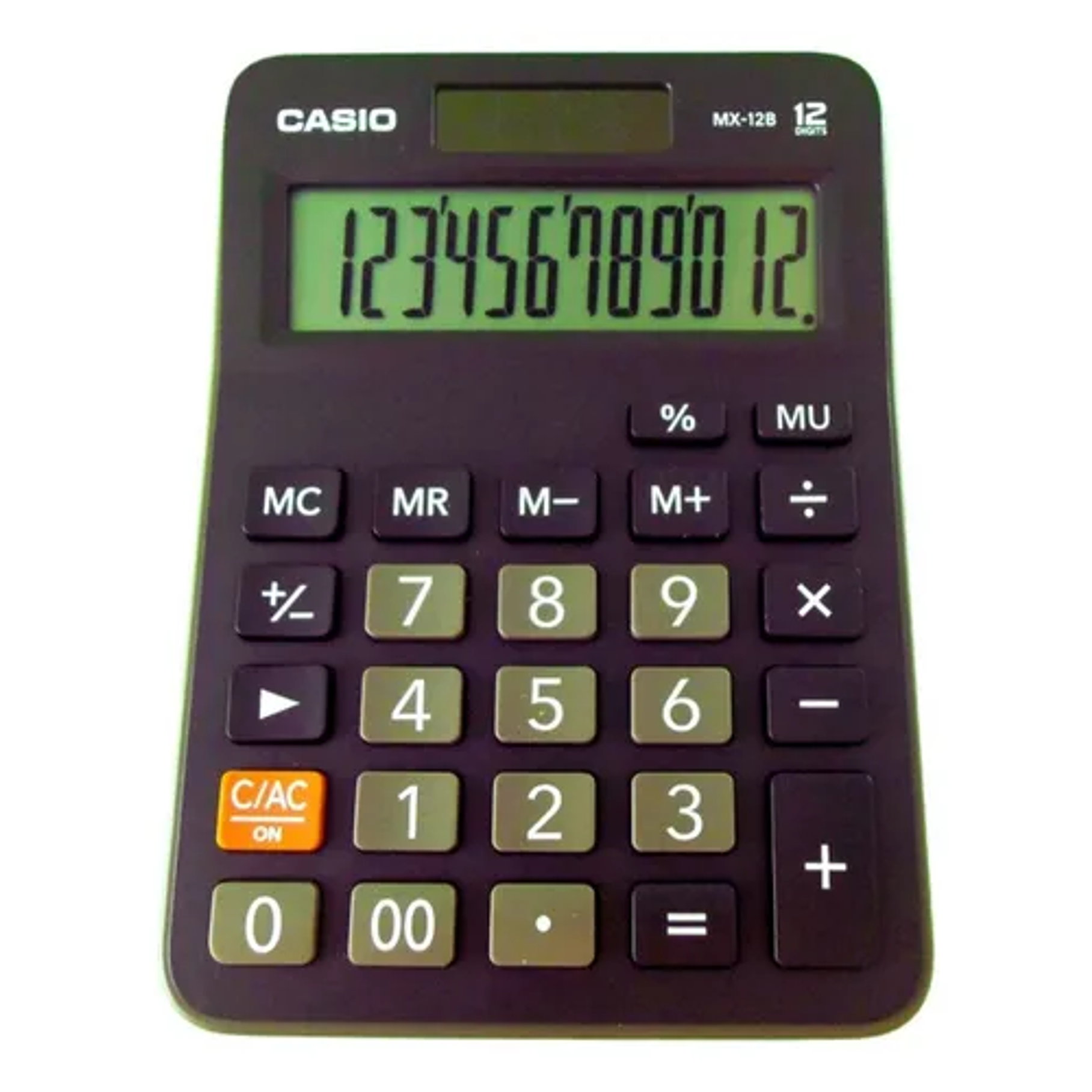 Calculadora Escritorio Casio Mx-12b Color Negro 12 Dígitos 3