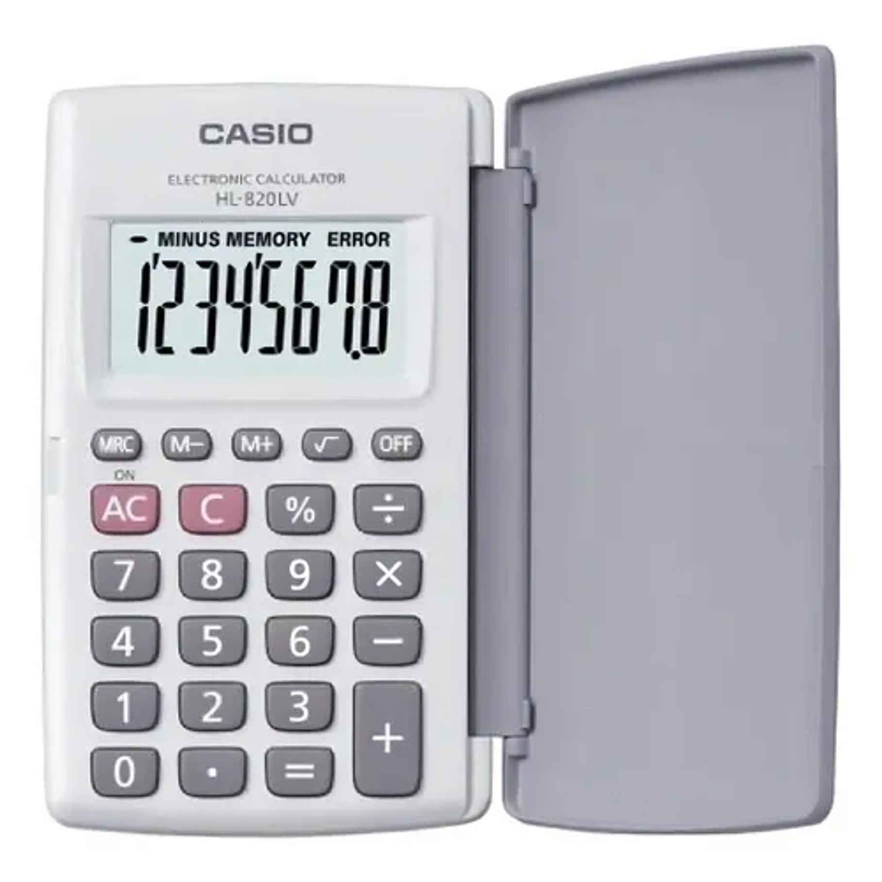 Calculadora De Bolsillo Casio Hl-820lv-we Color Blanco 1