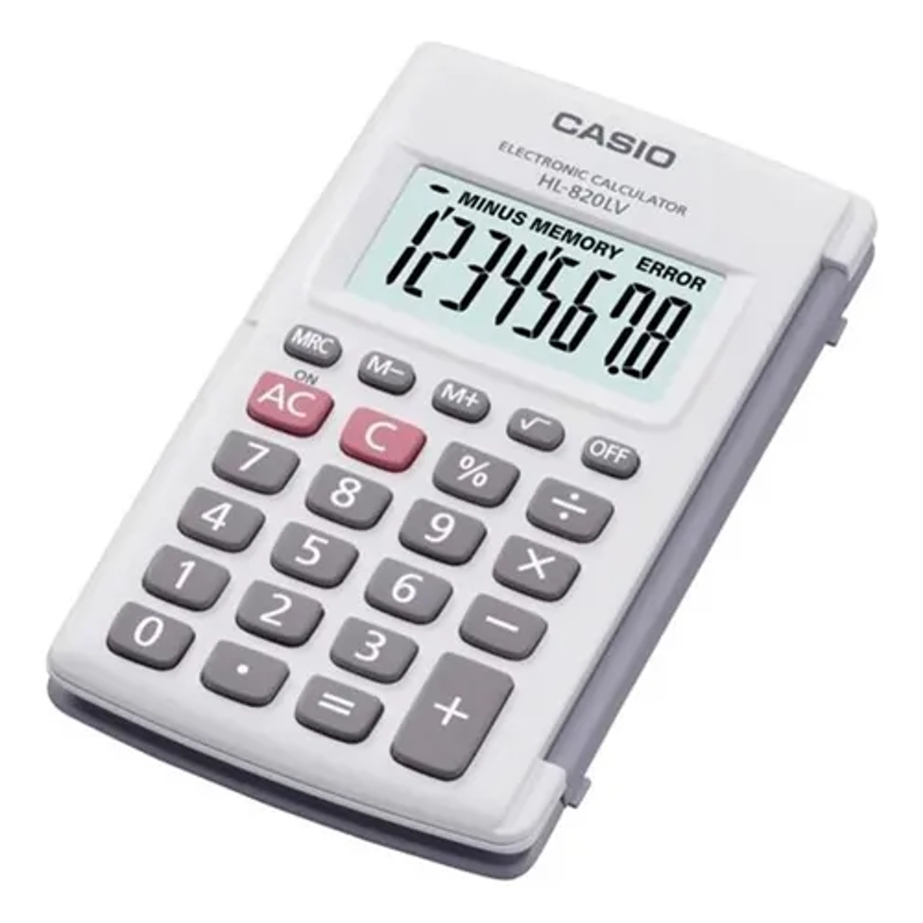 Calculadora De Bolsillo Casio Hl-820lv-we Color Blanco 2