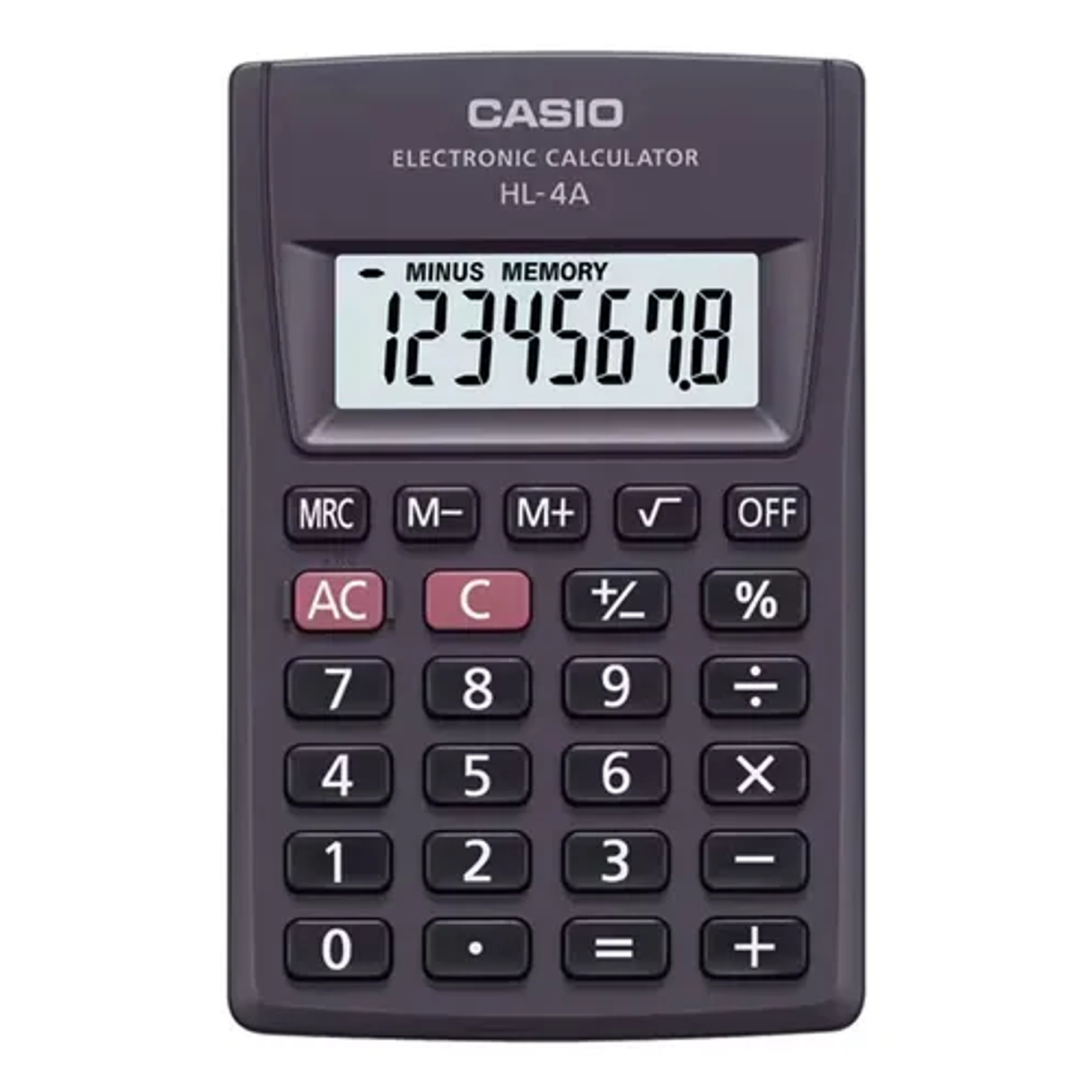 Calculadora Casio Hl-4a - Color Negro 1