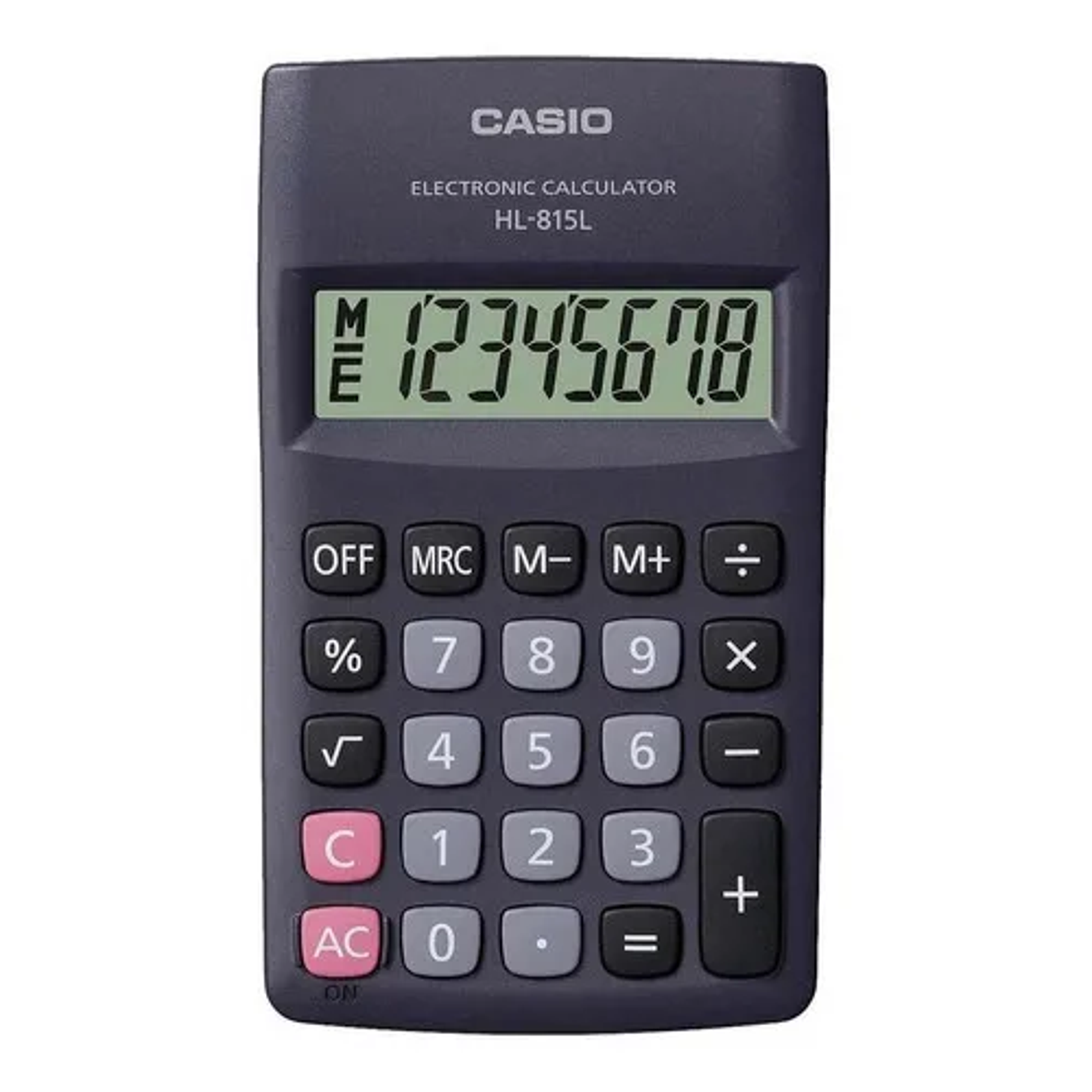 Calculadora Casio 8 Digitos Hl-815L  Color Negro Mini 1