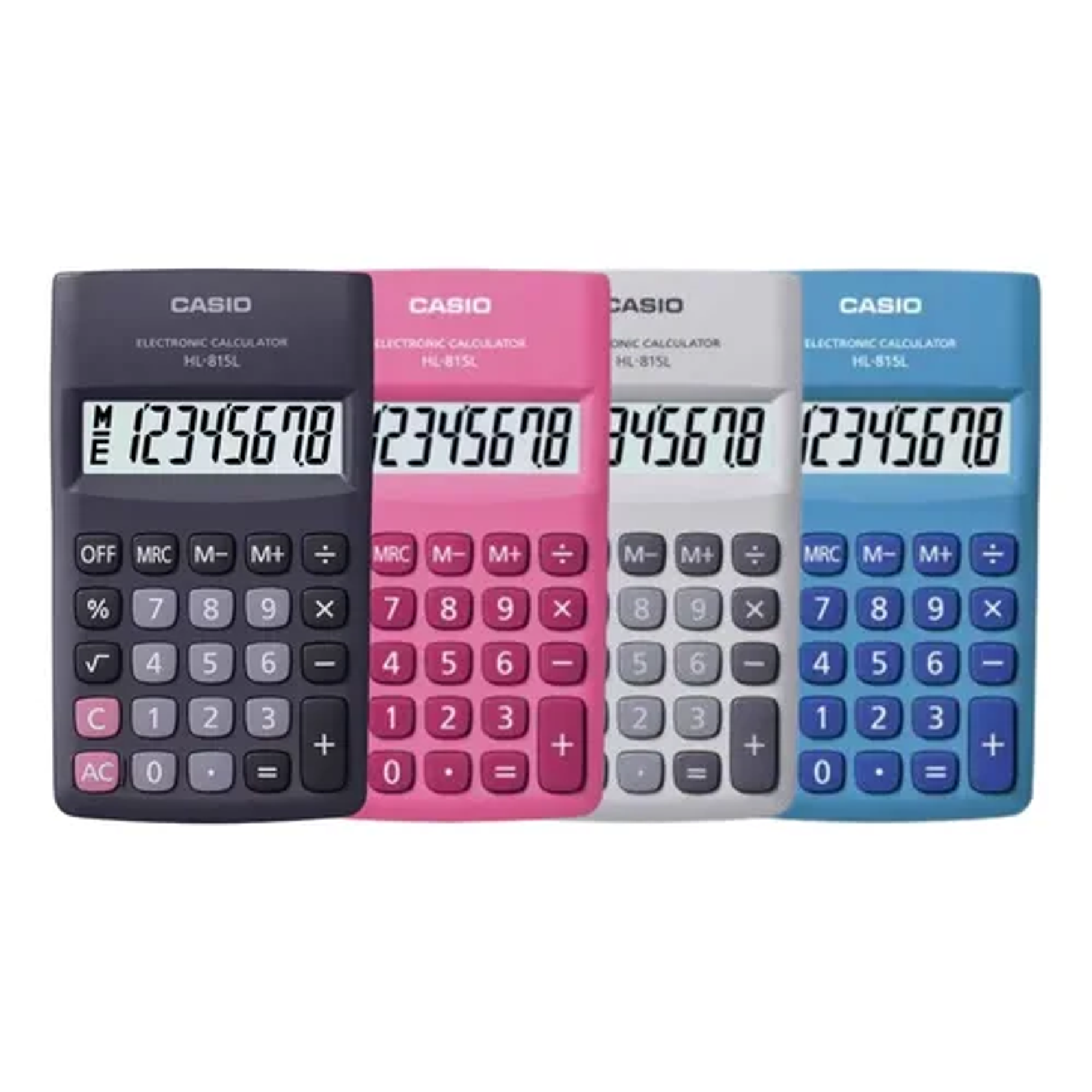 Calculadora Casio 8 Digitos Hl-815L  Color Negro Mini 3