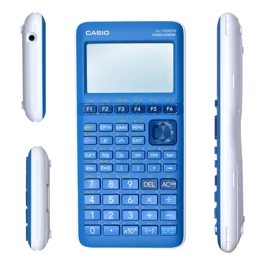 Calculadora Graficadora Casio Fx-7400giii Color Azul 7