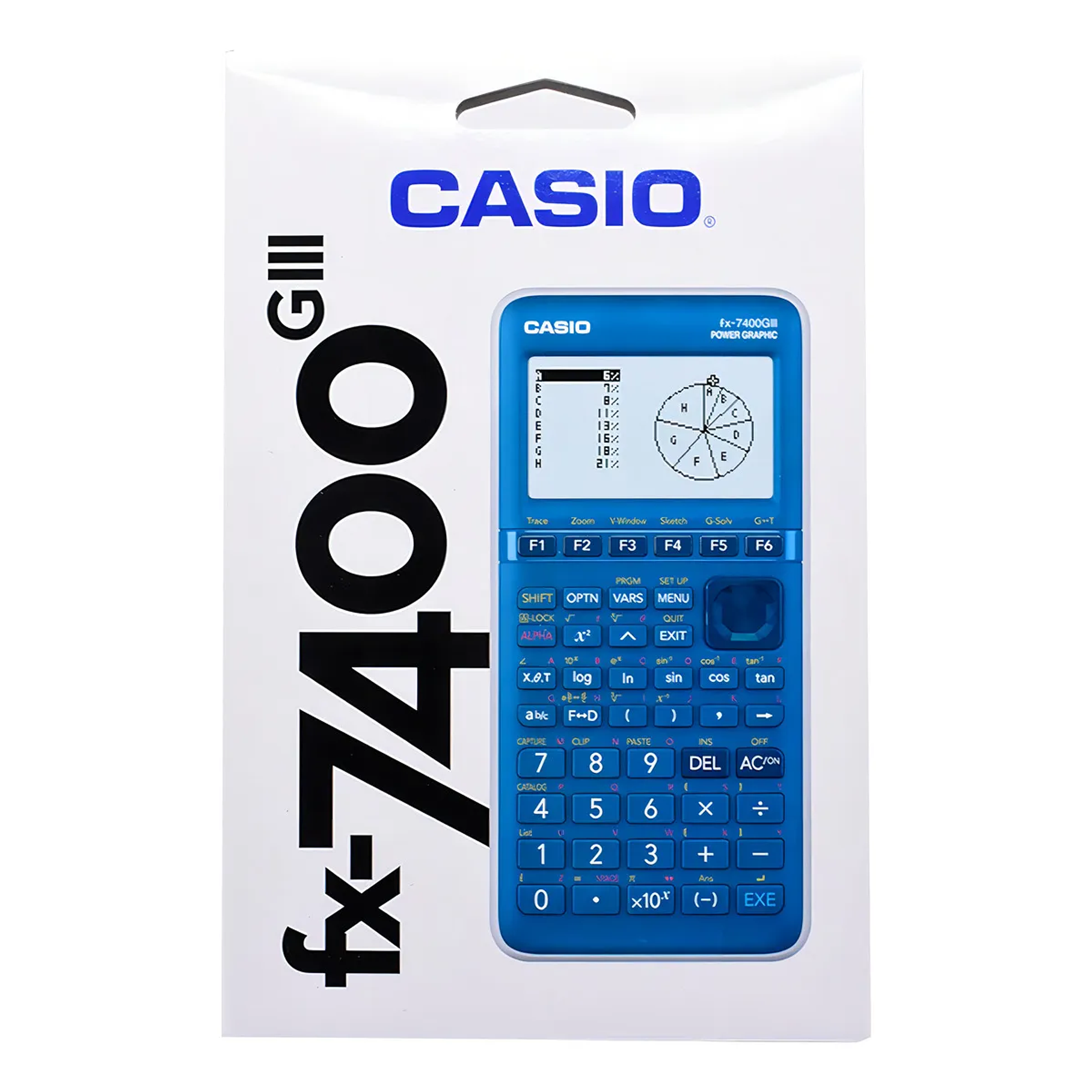 Calculadora Graficadora Casio Fx-7400giii Color Azul 2