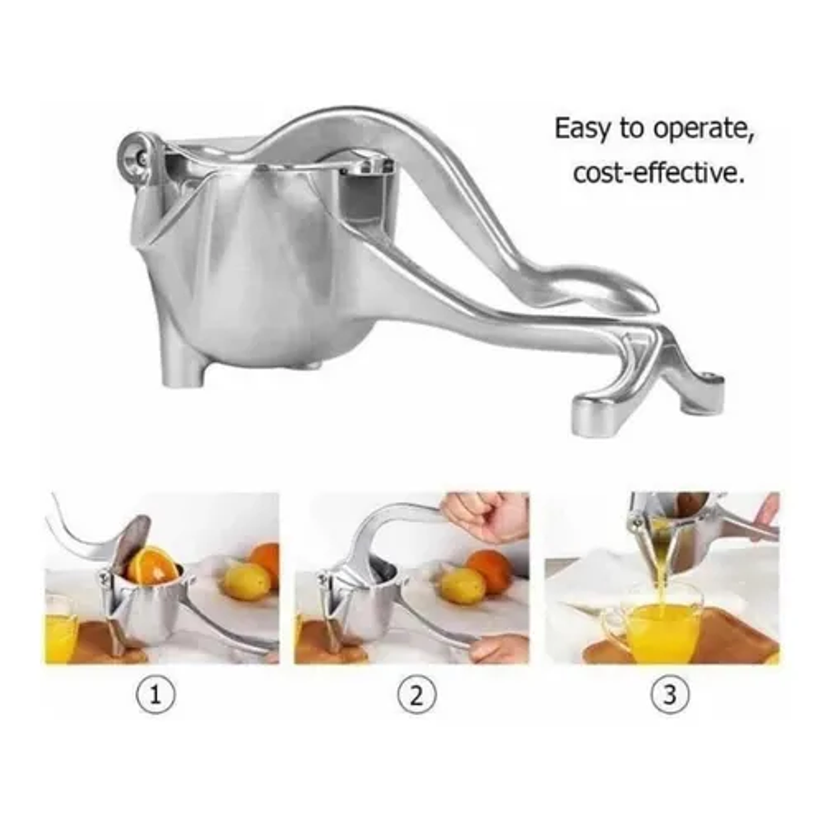 Exprimidor Manual Para Diferentes Frutas Naranja Limón Otras Resistente Hierro Acero 2