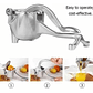 Exprimidor Manual Para Diferentes Frutas Naranja Limón Otras Resistente Hierro Acero - Miniatura 2