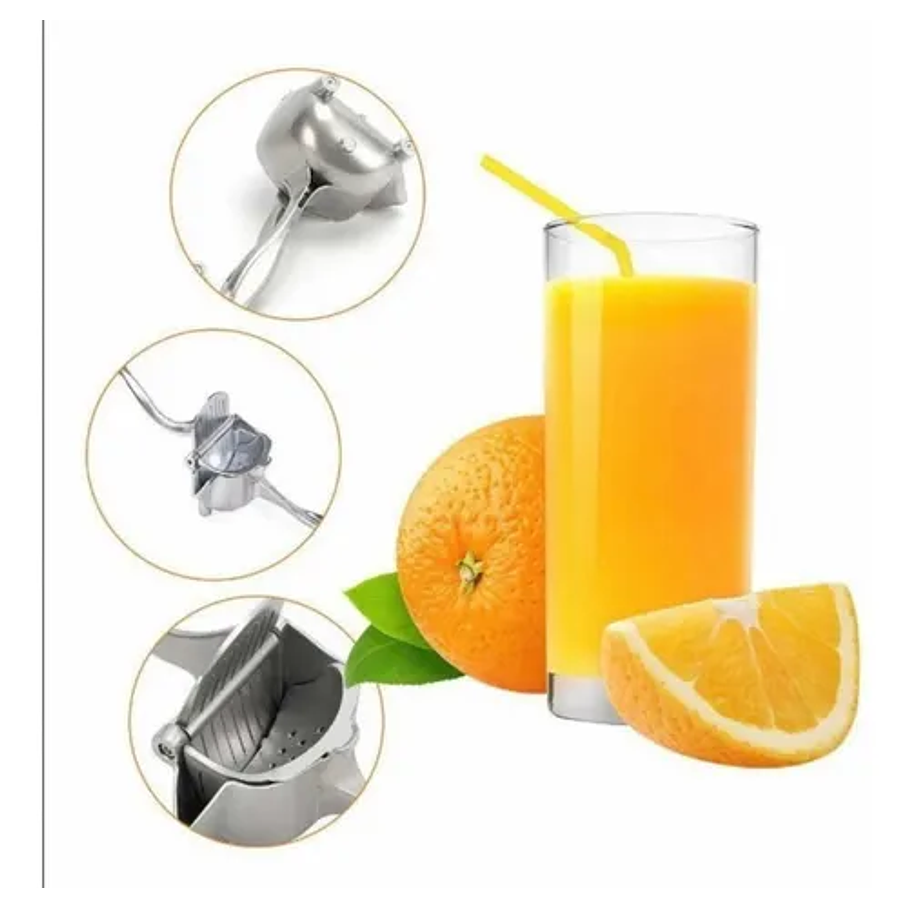 Exprimidor Manual Para Diferentes Frutas Naranja Limón Otras Resistente Hierro Acero 6