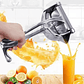 Exprimidor Manual Para Diferentes Frutas Naranja Limón Otras Resistente Hierro Acero - Miniatura 8