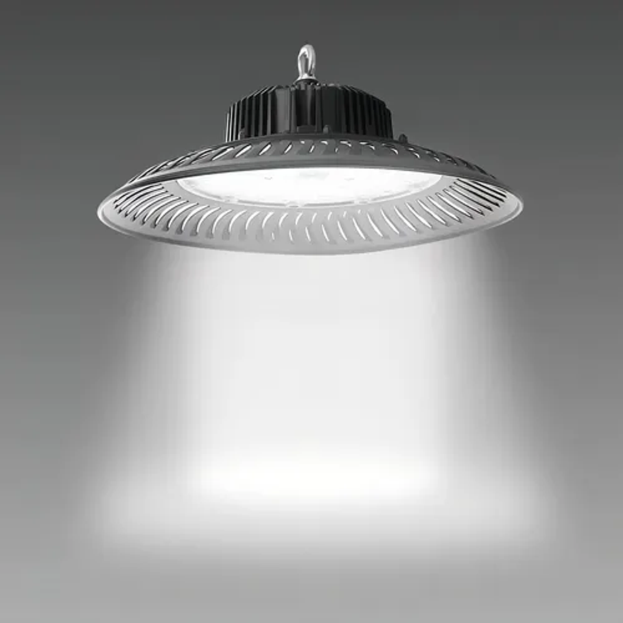 Foco Led Campana 200w Lampara Industrial Luz Fria Blanca Led Tipo Ufo 40 Cm Diametro 4