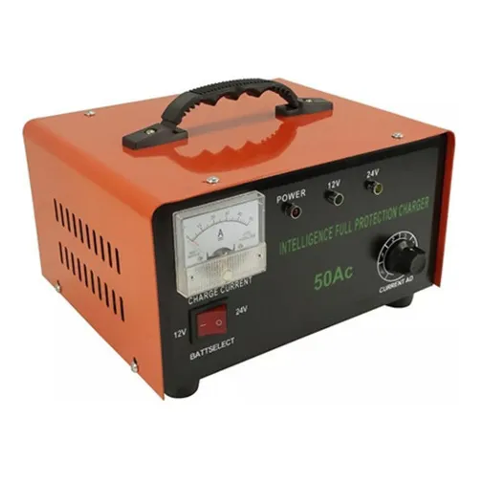 Cargador De Bateria 12v Y 24v Autos Motos 50 Amperes 50a Xl 220volt 2