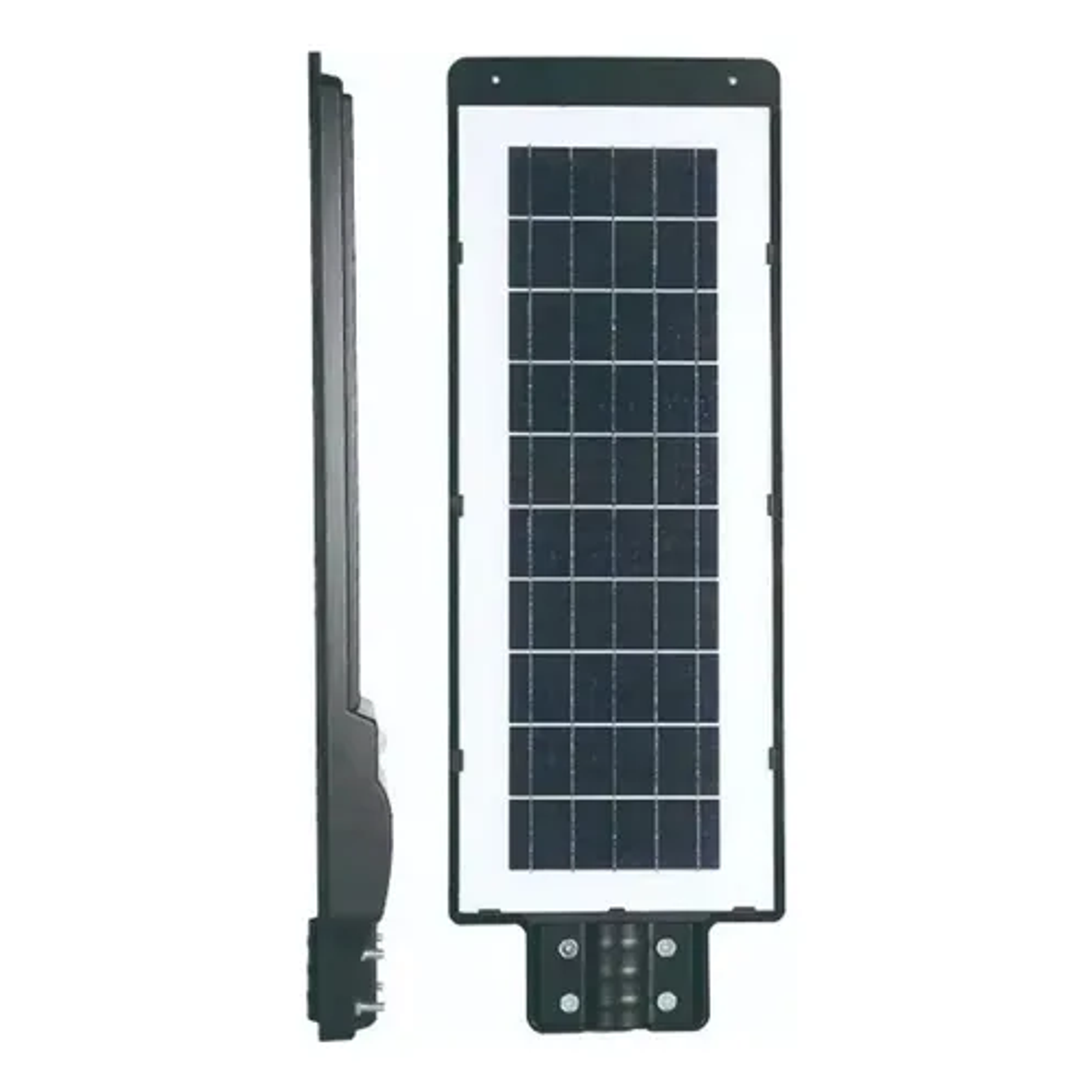 Foco Solar Led Estilo Luminaria De Poste 240w Negro Alta Calidad 63 cm 2