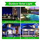 Aplique Foco Solar 100 Led Lampar Exterior Sensor Movimiento - Miniatura 6