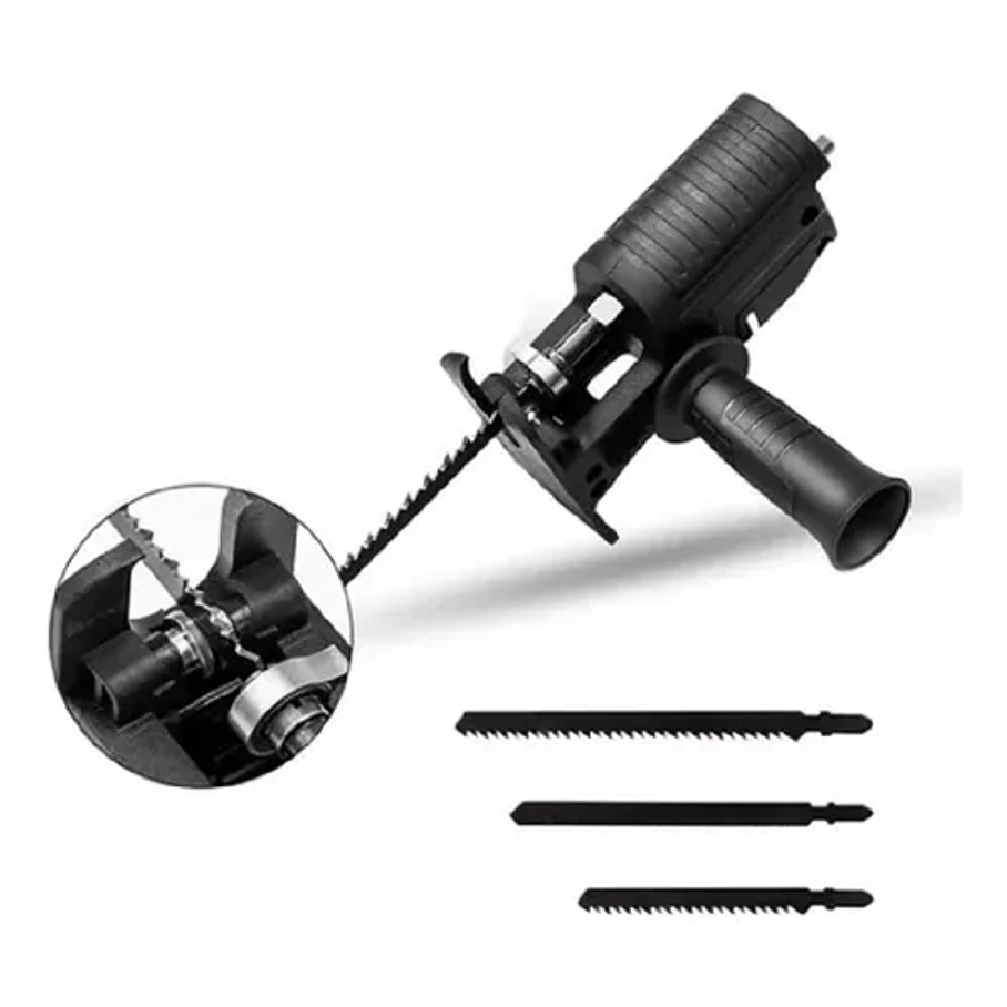 Adaptador Taladro Sierra Sable Reciproca Convertidor Cambio 5
